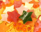 七夕に簡単☆天の川ちらし寿司☆ケーキ寿司作り方15写真
