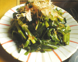 にらのおかかバターしょうゆおひたし作り方4写真