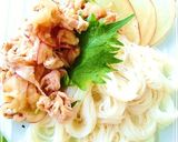 夏においしい‼ ✰冷しゃぶ林檎~そうめんやパスタに♬作り方6写真
