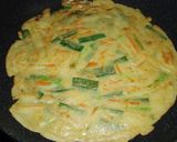 混ぜて焼くだけ　野菜タップリ　ネギチヂミ作り方4写真