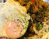 のこりのカレーで●月見ドライカレー作り方3写真