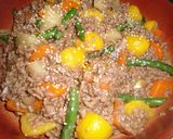 野菜と挽肉のとろっと炒め作り方5写真