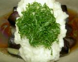 揚げ茄子の長いもしゃりしゃり作り方5写真