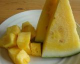 夏真っ盛り♪クリームスイカのスムージー作り方1写真