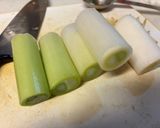 カツオあらの長ねぎ&にんにく&しょうが煮作り方2写真