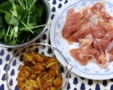 簡単ななめこ豆腐鶏肉入り美味♬作り方1写真