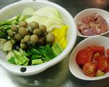 ~夏野菜とチキンのグラタン～作り方1写真