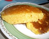 もちっ!豆乳と強力粉の人参ホットケーキ♪作り方7写真