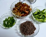 韓国・夏の定番、ビビンそうめん作り方1写真