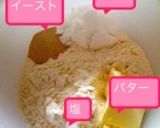 にんじんとコーンの手捏ねパン作り方1写真