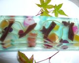 七夕のおやつに 錦玉羹 ~天の川作り方8写真