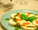 ***鶏の人参ロール★バジルソース***作り方7写真