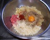 野菜たっぷり☆サッパリねぎ塩ハンバーグ♪作り方7写真
