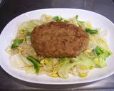 野菜たっぷり☆サッパリねぎ塩ハンバーグ♪作り方15写真