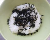 ☆さっぱり壬生菜で梅しらす丼☆作り方1写真