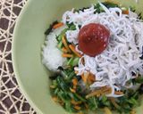 ☆さっぱり壬生菜で梅しらす丼☆作り方4写真