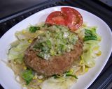 野菜たっぷり☆サッパリねぎ塩ハンバーグ♪作り方16写真
