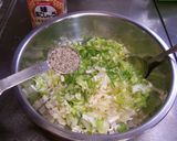 野菜たっぷり☆サッパリねぎ塩ハンバーグ♪作り方2写真