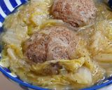 中華風肉団子の煮込みスープ作り方6写真
