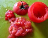 残りご飯でトマトカップリゾット作り方1写真