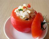 残りご飯でトマトカップリゾット作り方7写真