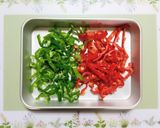 今夜の夕飯ピーマンもやし挽肉野菜炒め主菜作り方2写真