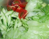蒸し鶏のサラダ　ピーナツソース作り方2写真