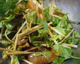 韓国風　ホワイトセロリーと鮮魚の胡麻和え作り方6写真