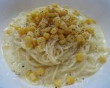 コーンクリームの冷製パスタ作り方4写真