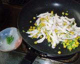 蒸し鶏でピラフ　簡単作り方2写真