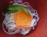 七夕に☆　そうめん入りのすまし汁作り方4写真