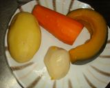 ニョキニョキ風サラダ作り方1写真