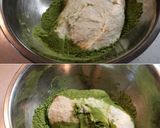 抹茶と黒豆のマーブルパン作り方3写真