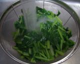 小松菜とひら天の煮物作り方3写真