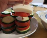 トマトとズッキーニの重ねグラタン作り方5写真