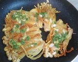 やみつき♪　エノキのカレーねぎ入りピカタ作り方4写真