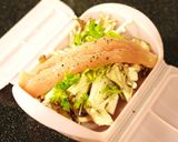 ルクエできのことチキンのヘルシー蒸し作り方1写真