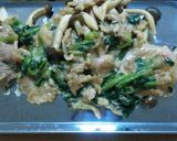 ほうれん草ときのこの冷製とろろパスタ作り方13写真