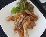 キティちゃん　キャラ弁　ぶたの照り焼き作り方3写真
