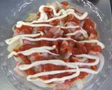 ポテたまベーコンのチーズマヨ重ね焼き作り方9写真