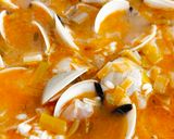 冷凍アサリとネギのスペイン風炊き込みご飯作り方4写真