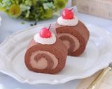 🍫ショコラロールケーキ作り方17写真