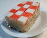 オホーツクで市松模様のそうめんゼリー寄せ作り方5写真