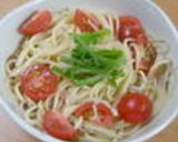 パスタ_トマトのさっぱり梅昆布茶和え作り方9写真