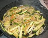 ズッキーニとワインのビーフストロガノフ風作り方1写真