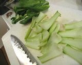 キノコと青梗菜のゴマ酢味噌和え作り方2写真