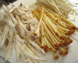 キノコと青梗菜のゴマ酢味噌和え作り方1写真