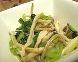 キノコと青梗菜のゴマ酢味噌和え作り方8写真