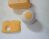 キャラ弁おかず うずらのピースマーク作り方1写真