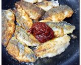 小鯵 ♪ ヤンニョム ♪ 焼き作り方3写真